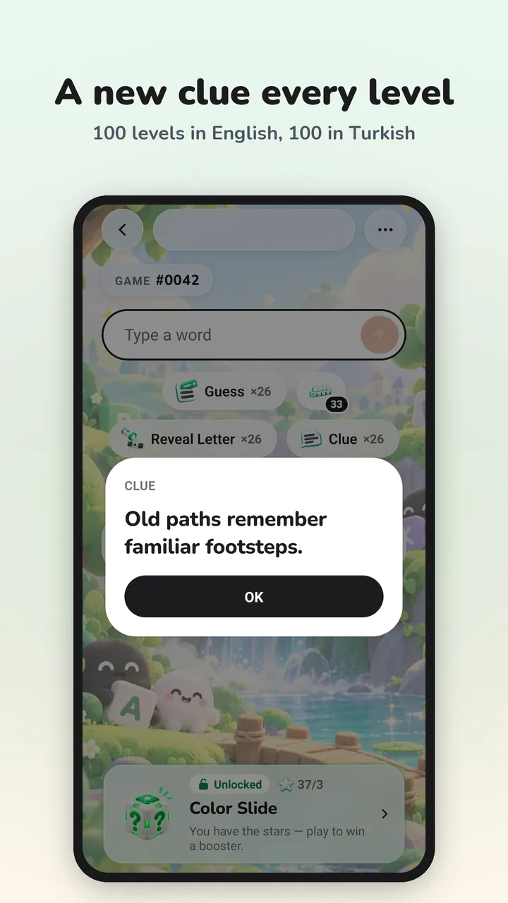 A new clue every level